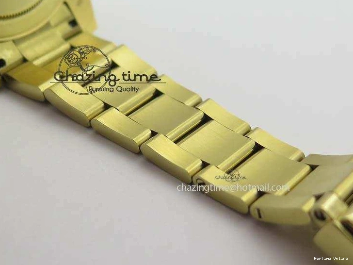 0414 GMT-Master II 116759 YG Bp-Maker Blue Ruby Crystal Bezel Black Dial On YG Bracelet A NewStyle 3775